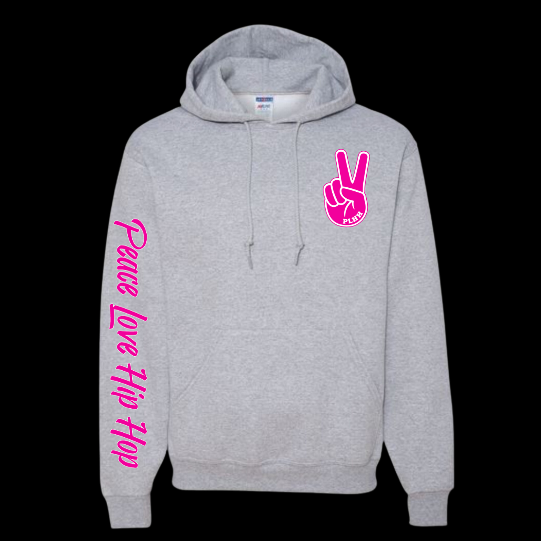 Kids "Peace Out" Grey Hoodie
