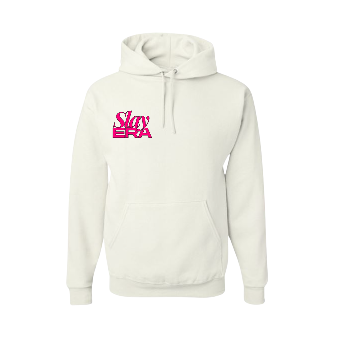 "Slay Era" White Adult Hoodie